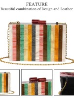 Summer dazzle | nesh | acrylic dinner clutch bag