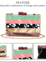 TINTY MINT | NESH | LUXURY ACRYLIC CLUTCH