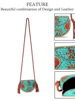 AQUAMARINE | NESH | METAL MOSAIC SLING BAG