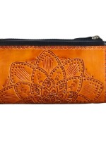 Carv04 - Karigari,  handcrafted leather clutches, cherished accessory for years to come.