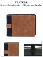 AZURE | NESH | GENUINE LEATHER MEN'S BIFOLD WALLET