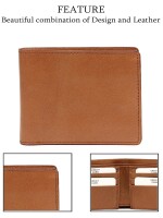 CLAY | NESH | GENUINE MEN'S LEATHER BIFOLD WALLET