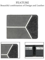 INK GARNET | GENUINE LEATHER MEN'S BIFOLD WALLET