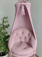 European Macrame swing ,  Gracefull and Beautiful for your rich and modern Home!