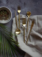 Matte Cutlery Set- Pack of 5:   Take home the cutlery that you deserve for yourself