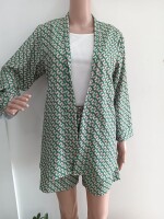 Printed Mix Cotton Co-ord Set (Jacket and Shorts)