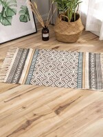 Super soft 100% cotton beautiful design doormat for home\kitchen