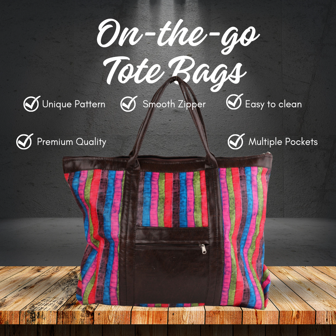 Large Capacity Leather Tote Bag For Woman Korean Version – Regina
