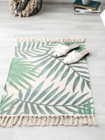 Stylish leaf design beautiful doormats for different areas of home