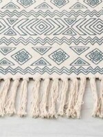 Decorative beautiful design 100% cotton doormats for Indoor\Outdoor