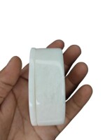 White Alabaster marble Jewellery Box - Natural stone