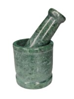 Green Marble Mortar & pestle/Imam Dasta/okhali musal/kundi/khallad/kharal musli - 3"