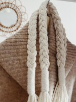 Stylish Handmade Macrame Sling Bags For Women’s macrame hand bag full size off white ( bag015)