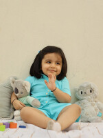 Cozy nights 100% cotton short nightwear for girls