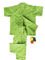100% cotton green soft and comfortable coord set