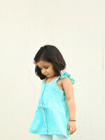 Soft cotton adjustable button frock for little princess