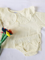 Frill collar co-ord set for babies