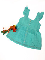 Soft cotton adjustable button frock for little princess