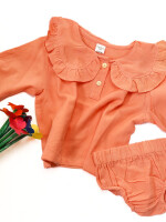 Frill collar co-ord set for babies