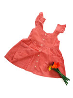 Soft cotton adjustable button frock for little princess