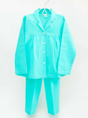 100% cotton blue night suit for girls