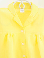 Bright yellow 100% cotton nightwear for girls