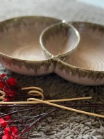 Pink Double Bowls:  If we’re not meant to have midnight snacks, why is there a light in the fridge? The double Bowl serves as a multipurpose bowl