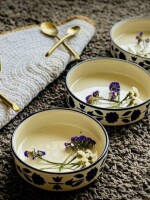 The Handpainted Flat Bowl Set