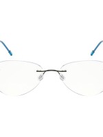 Rimless aviator computer glasses for men and women