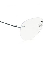 Rimless aviator computer glasses for men and women