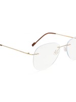 Rimless aviator computer glasses for men and women