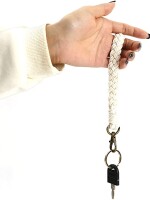 Soft Macrame Keychain Boho Handmade