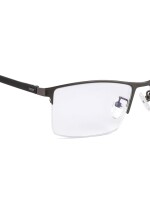 Elegant square specs for men women | blue light blocking | computer glasses | metal half rim frame