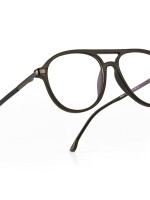 Pilot blue block full rim spectacle frame for men and women