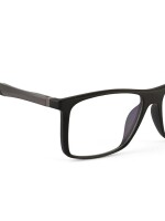 Blue block rectangular full rim men women spectacle frame