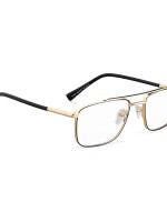 Rectangular blue block full rim men women spectacle frame