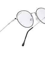 Round shaped rim metal anti-reflection lens eyeglasses unisex mens women optical/spectacle/eyewear frame