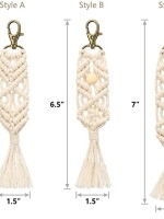 Mini Macrame Keychains Boho , &nbsp;advanced fabric, Soft and comfortable