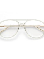 Pilot blue block full rim spectacle frame for men and women