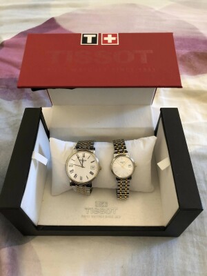 Tissot watches couple cheap set