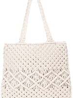 Stylish Handmade Macrame Sling Bags For Women’s macrame hand bag full size off white( bag008)