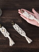 Mini Macrame Keychains Boho , &nbsp;advanced fabric, Soft and comfortable