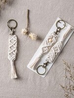 Mini Macrame Keychains Boho , &nbsp;advanced fabric, Soft and comfortable