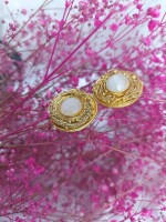 Latest moonstone stud earring