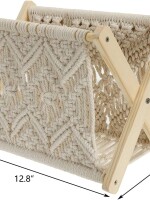 Macrame Magazine Rack  (Code-MR_01)