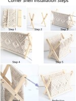 Macrame Magazine Rack  (Code-MR_01)