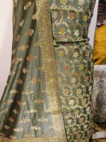 Regal Banarasi Semi Katan Suit - Three Piece Ensemble