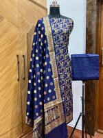 Regal Banarasi Semi Katan Suit - Three Piece Ensemble