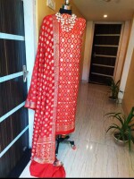 Regal Banarasi Semi Katan Suit - Three Piece Ensemble