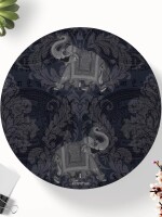 Jaipuri Ele/Hathi MDF Table Round & Square Coasters Set of 6